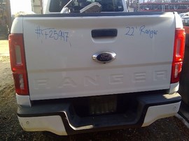 2022 FORD RANGER, WHITE, LARIAT, CREW CAB, 2.3L TURBO, AT, 4WD. F25947